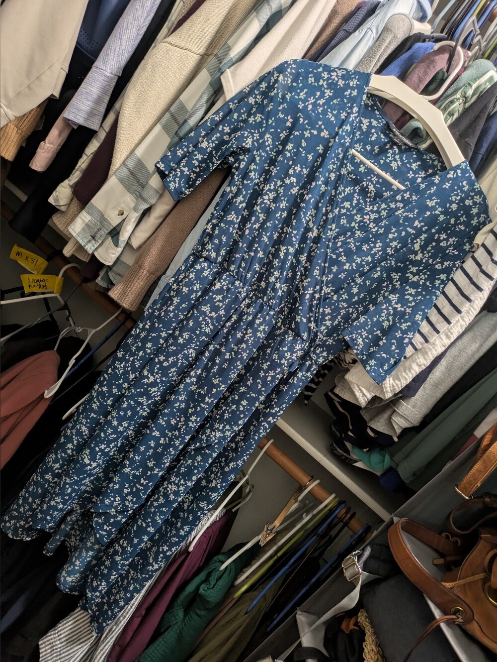 Mia Mesh Midi wrap dress
